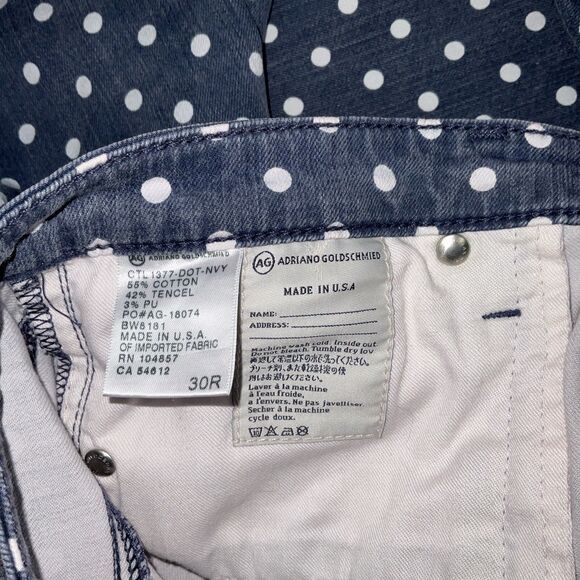 Adriano Goldschmied  Jeans Womens Size 30 Blue Denim The Stevie Ankle Slim - Picture 10 of 12